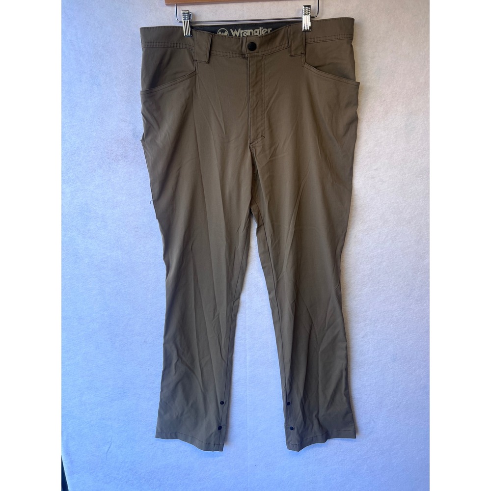 Wrangler Outdoor Series Mens Brown Stretch Hiking Cargo Pants 36x34 NT861BI